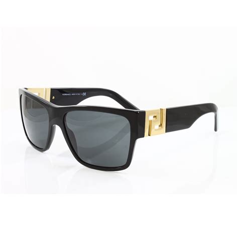 black versace sunglasses with rhinestones|versace black sunglasses men.